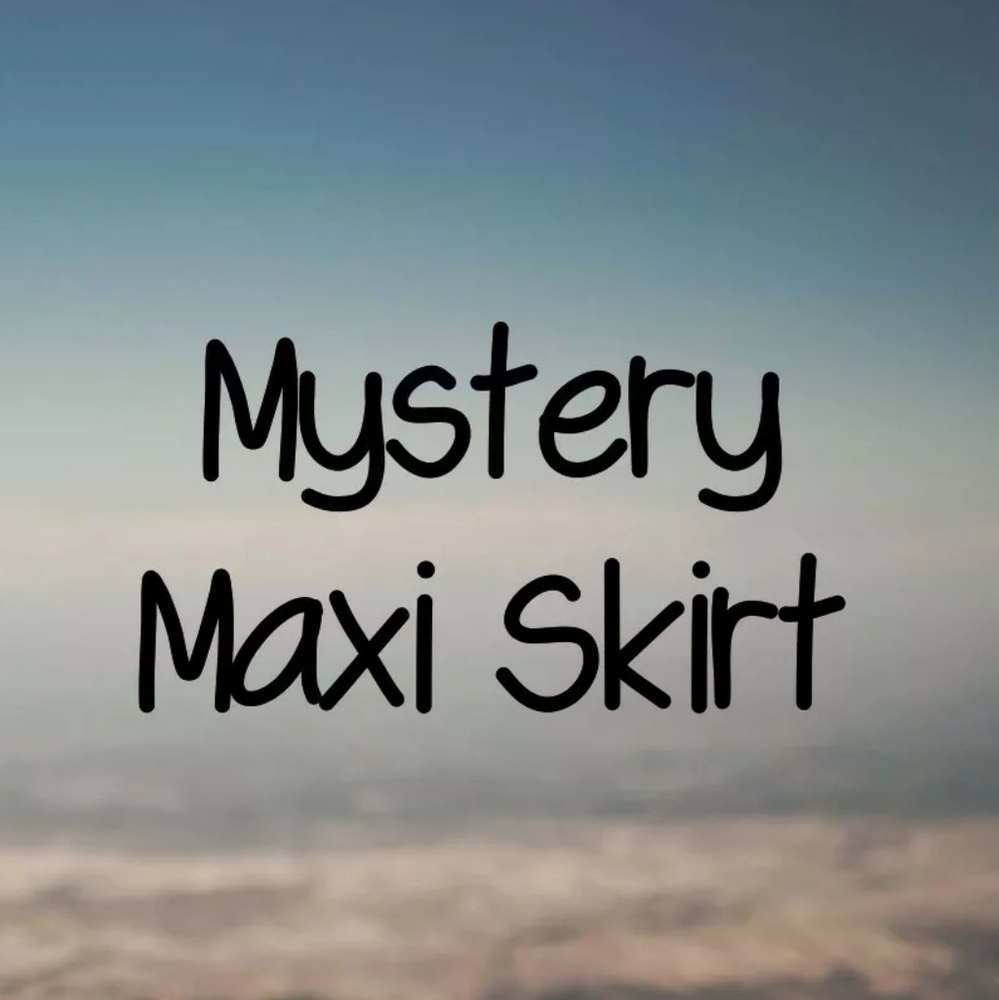 Lularoe maxi skirt. Mystery print!